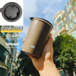 可降解广告双层咖啡杯小麦秸秆