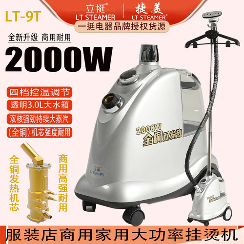 一挺立挺服装店商用大蒸汽铜机芯