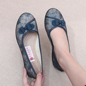 老北京布鞋 防滑软底复古妈妈鞋 女柔软透气汉服鞋 中老年人舒适鞋