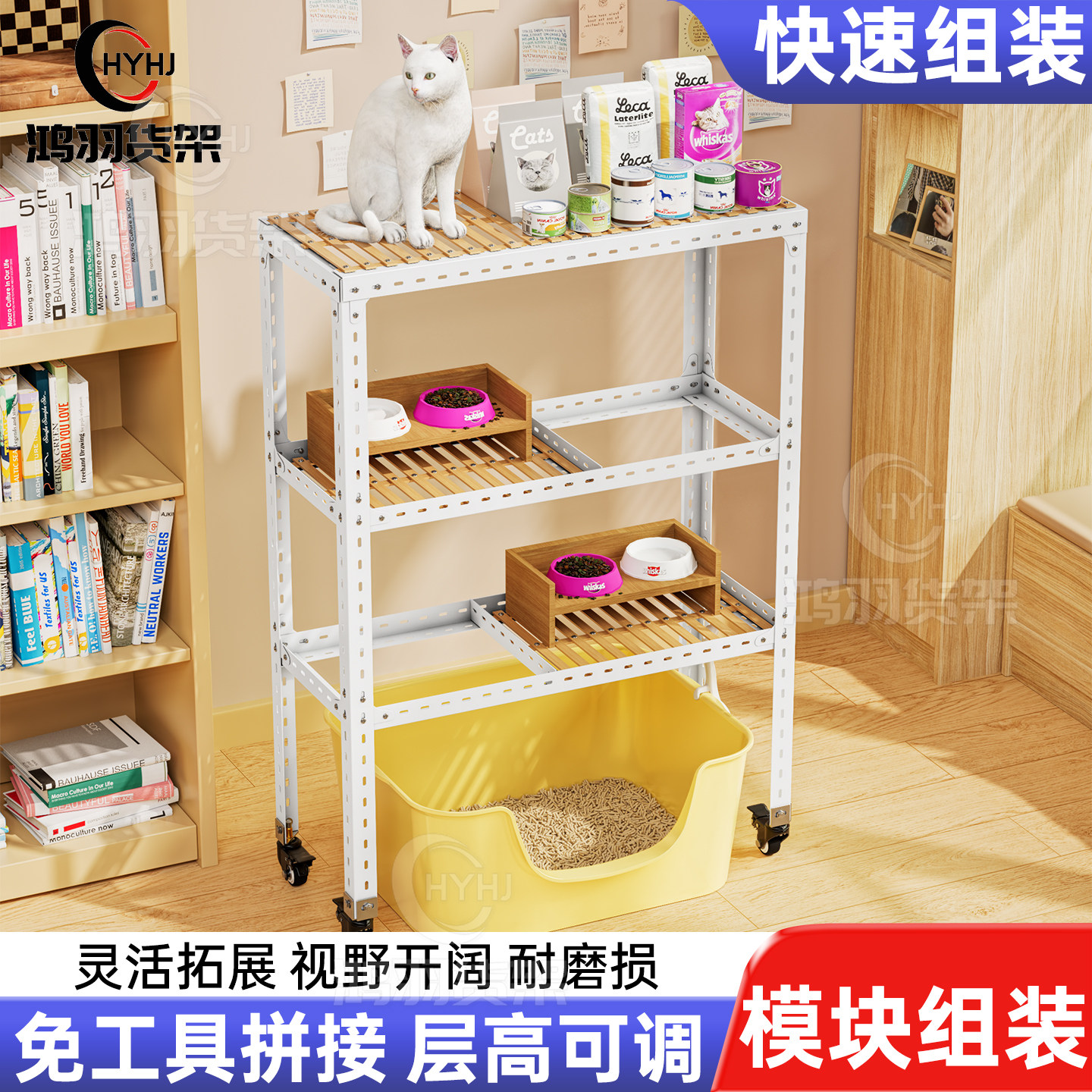 猫笼子家用室内别墅两层2层超大自由空间猫窝猫厕猫咪屋舍猫空笼,宠物/宠物食品及用品,猫笼子/猫别墅,淘宝优惠券,粉丝福利购,淘宝优惠卷