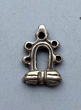 特色西藏白铜小元素吉祥门塔吊坠藏式金刚杵diy文玩饰品男女挂饰