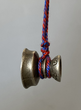 藏式利马铜手工制作小号古朴酥油灯西藏文玩吊坠挂件摆件包挂侧挂