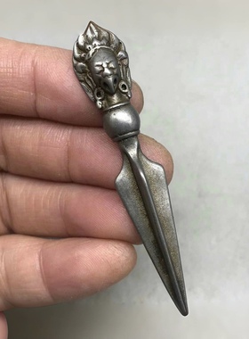 天铁金刚橛吊坠挂件随身寒铁金刚杵挂饰配件藏式黄铜大鹏鸟金刚