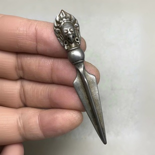 天铁金刚橛吊坠挂件随身寒铁金刚杵挂饰配件藏式黄铜大鹏鸟金刚