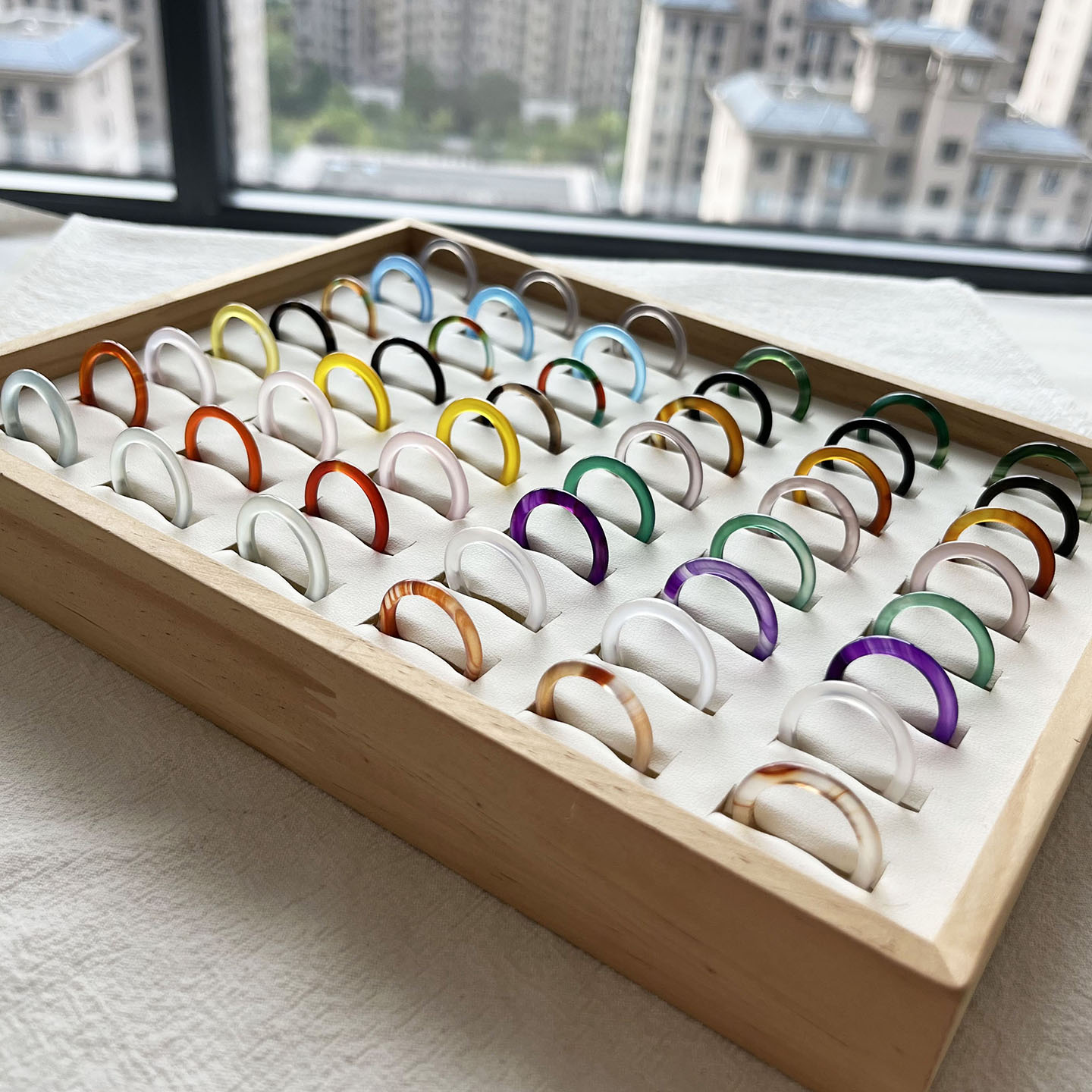 天然红玉髓玛瑙男女款戒指尾戒