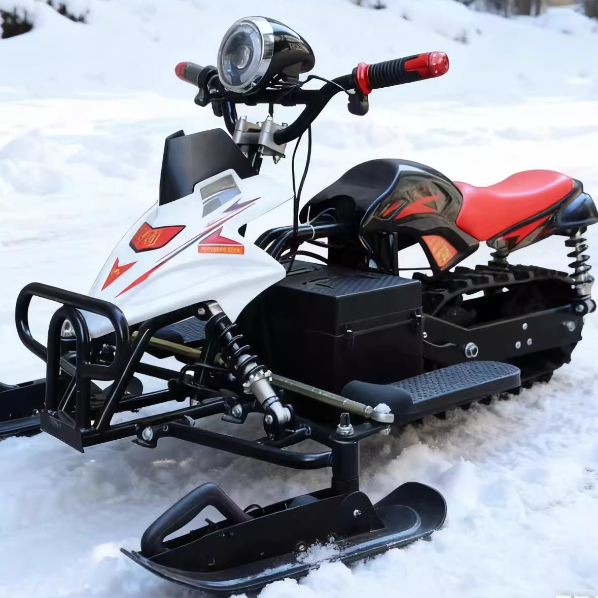 电动雪地车越野车户外电动滑雪车电动雪橇车雪地摩托防滑履带式
