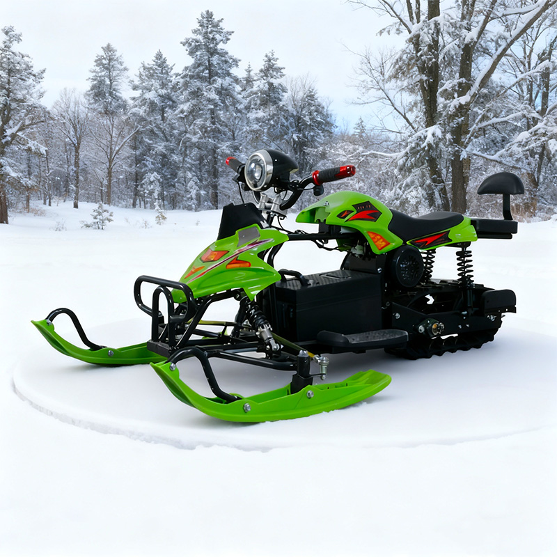 电动雪地车越野车户外双人电动滑雪车电动雪橇雪地摩托防滑履带式