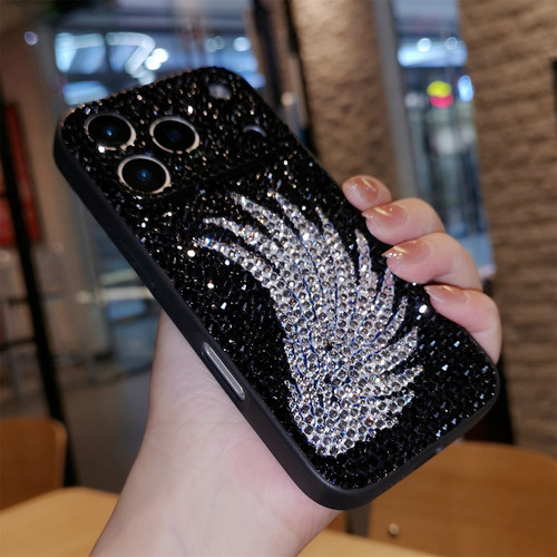 网红适用于iphone17pro max苹果16手机壳Air高级感15plus奢华水钻创意个性翅膀14保护套13全包精准孔防摔12女