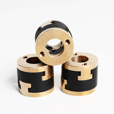 Blurolls V-CORE 3.1 Z轴联轴器 3d打印机丝杆联轴器黄铜3个装