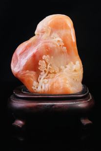 题材 4.3厘米269克 雅聚 7.8 送精美礼盒 净尺寸9 老挝田黄