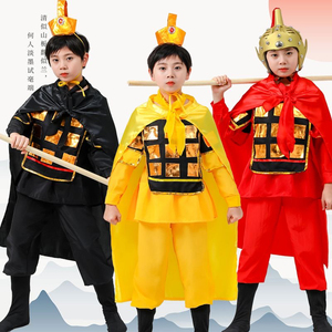 古代士兵服装男女岳家军盔甲戏曲花木兰表演服演出满江红女