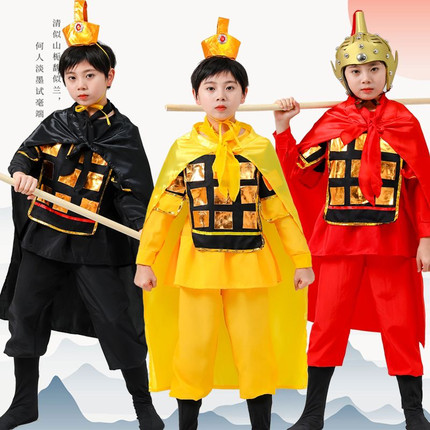 古代士兵服装男女岳家军盔甲戏曲花木兰表演服演出满江红女