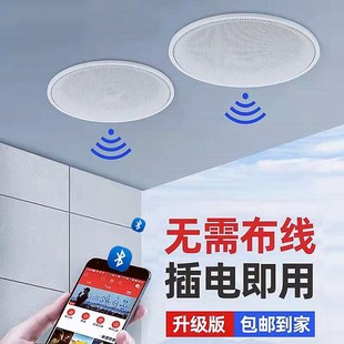 无线蓝牙吸顶诺备尔音响店铺专用嵌入式 家用客厅环绕喇叭吸顶嵌入