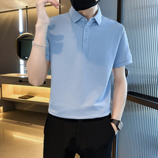 夏季小码翻领POLO光版加小号短袖T恤纯色S码Polo衫男生装矮小个子
