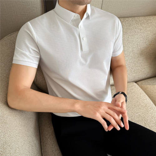 s小码男装纯色短袖POLO衫小号XSt恤男翻领polo衫速干薄款短袖上衣