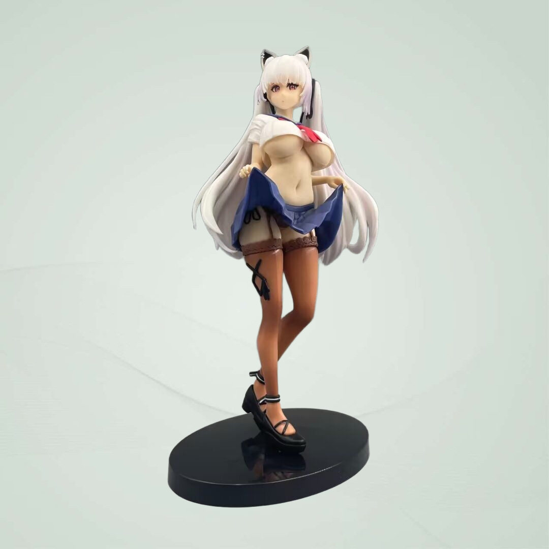美少女maxcute猫娘制服手办摆件 阿尔维娜水手服动漫手办模型