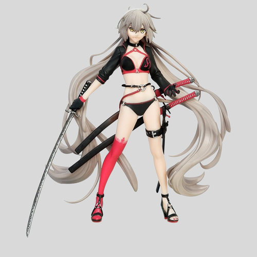 美少女fate泳装贞德手办摆件 黑贞德狂战士反转体动漫手办模型