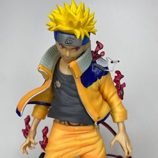 咒印佐助水门乌鸦鼬摆件 仙人漩涡 终结谷鸣人人手办 火影忍者