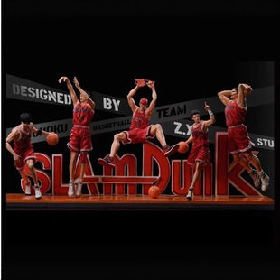 灌篮高手GK湘北五虎手办摆件真香社樱木花道三井寿流川枫动漫手办