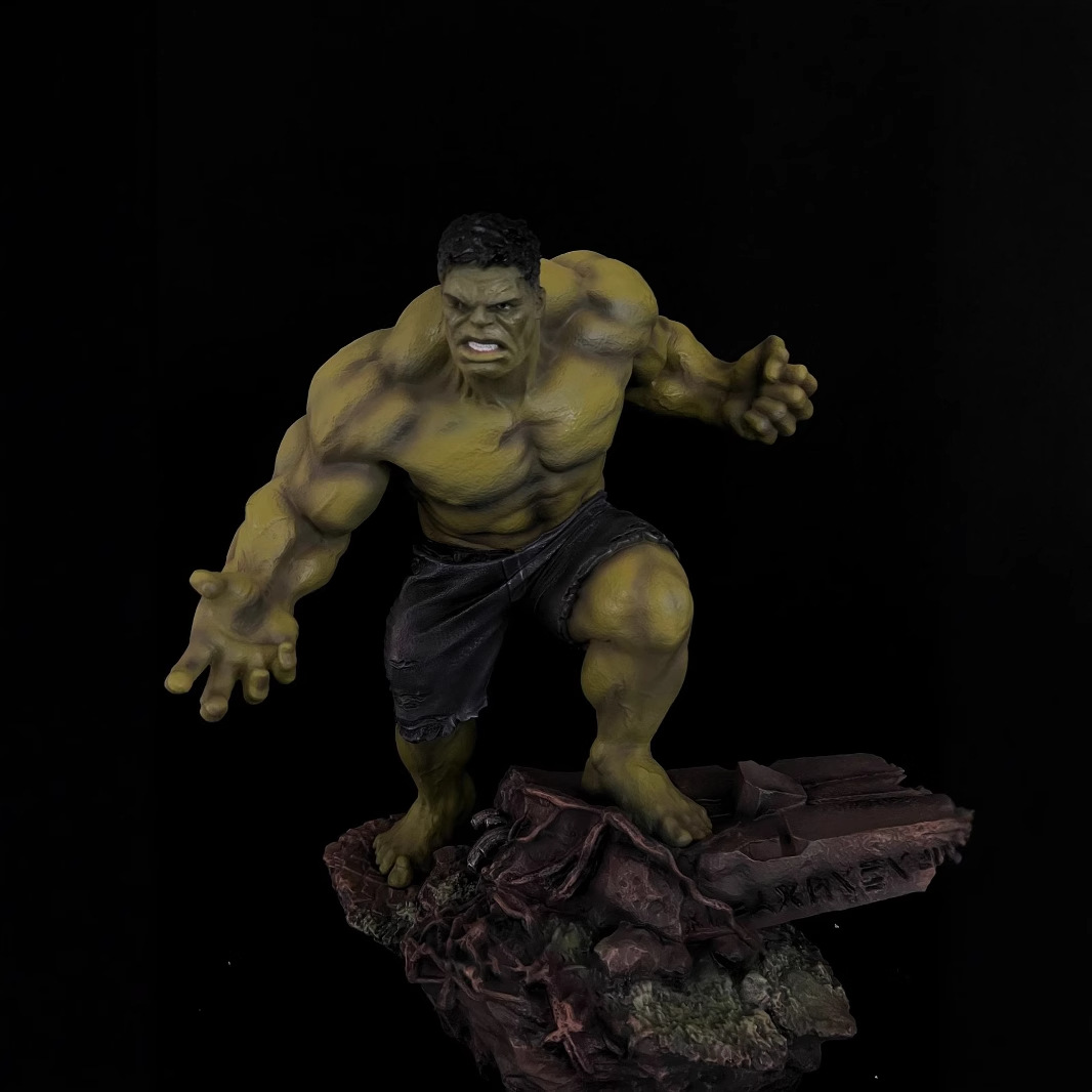 复仇者联盟漫威树脂优质绿巨人浩克超优质树脂GK手办模型手办