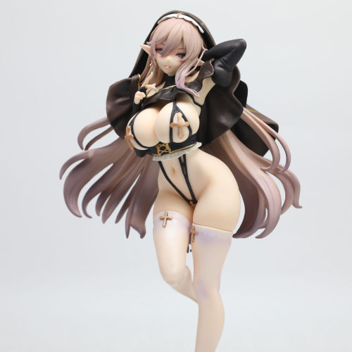 二次元美少女 小恶魔 修女精灵 妖精制服 机箱摆件模型 盒装手办