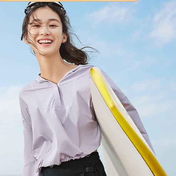 蕉下女泳裤UD08424防晒漂流溯溪速干透气防走光防尴尬假两件裤裙