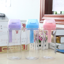 Revitalizing portable water cup, space cup, children's cup, plastic cup, student travel cup, size, capacity, carrying with outer cover