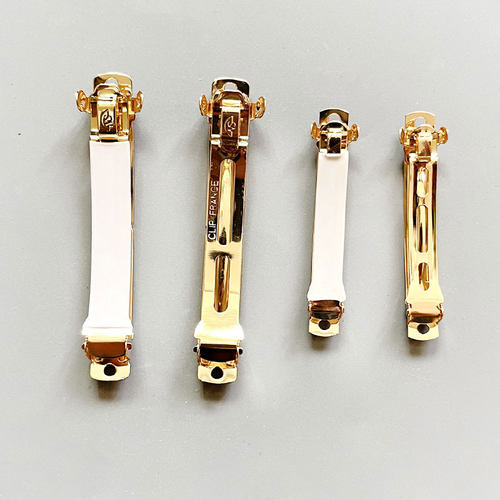 KC金6cm加厚diy三片式弹簧发夹