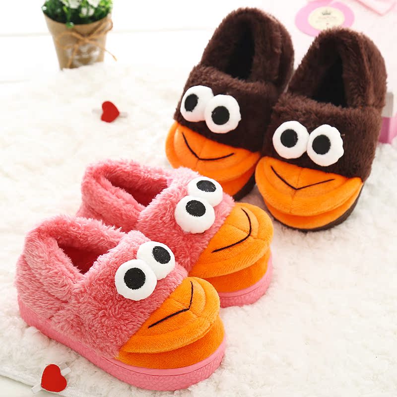Chaussons enfants en suède pour hiver - semelle tendon - Ref 1009555 Image 1