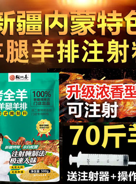 新疆烤羊肉串羊排羊腿腌料烤全羊注射料腌制料烧烤调料