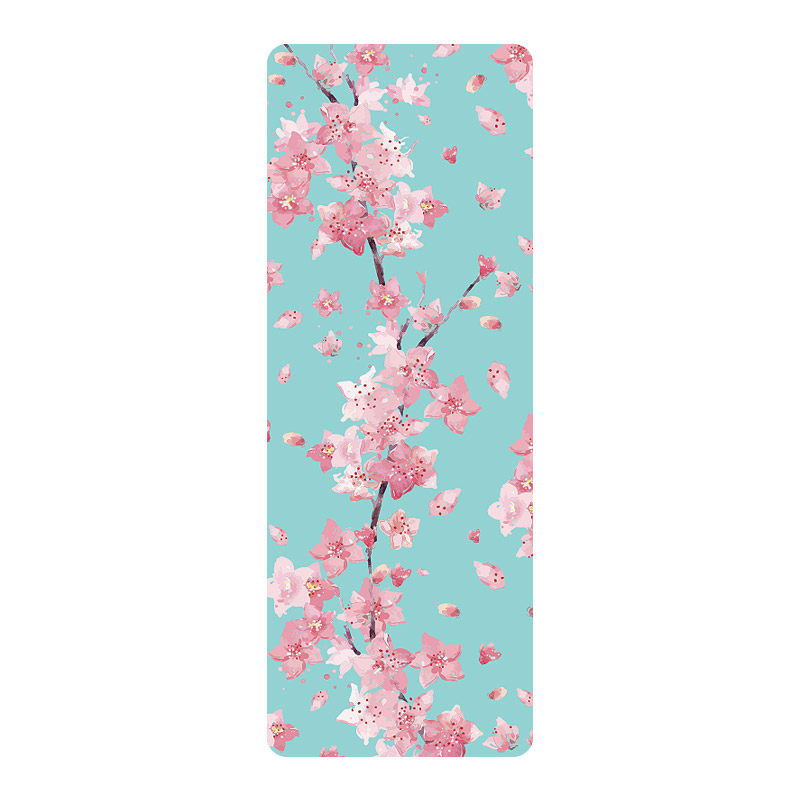 刻字天然橡胶pu5mm土豪瑜伽垫双面防滑吸汗专业收纳健身运动包邮