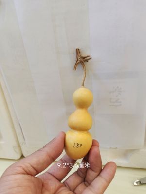 天然手把文玩三肚葫芦工艺品一物一图所见即所得皮质老成瓷实