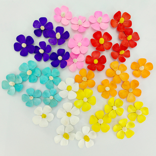 紫罗兰干花手工拼接文心兰花朵diy相框材料包ins礼盒装饰永生花头