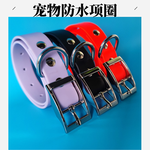 宠物项圈牵防水边牧犬脖圈
