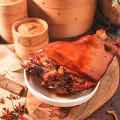 天津狗不理700g扒肘子脱骨肘子预制菜下饭菜批发网红下酒菜年夜饭