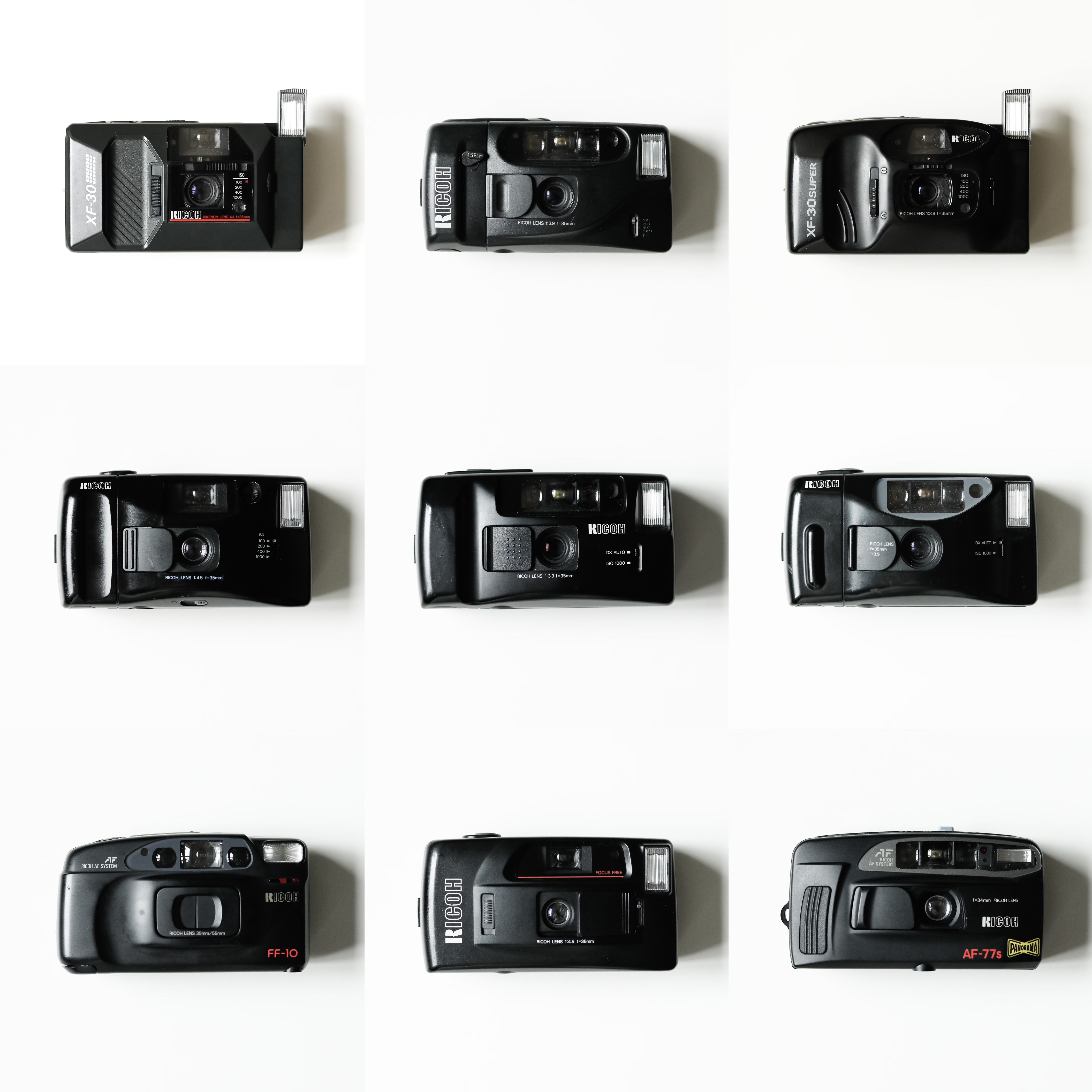 ) Ricoh RICOH film camera entry-level photography automatic flash fool film camera