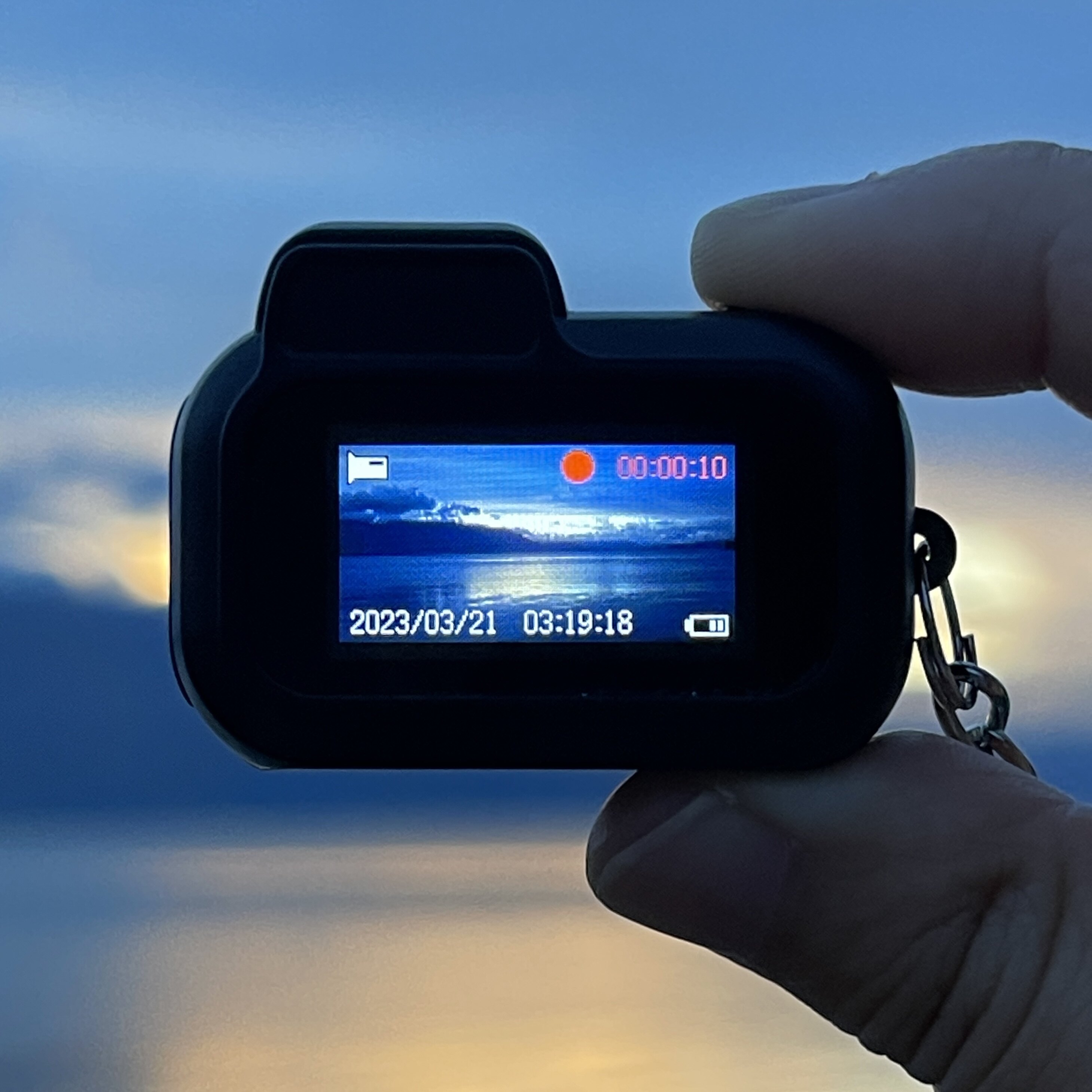 SHUZHI 디지털 카메라 컬렉션 CCD 카드 기계 엄지 DV 키체인 미러리스 싱글 포켓 카메라 학생 선물