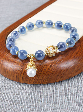 北京宫款法物处新品香灰半糖玛瑙珠链情侣男女手串手链可多圈调节