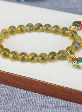 男女款糖心玛瑙宫廷风吞金兽手串