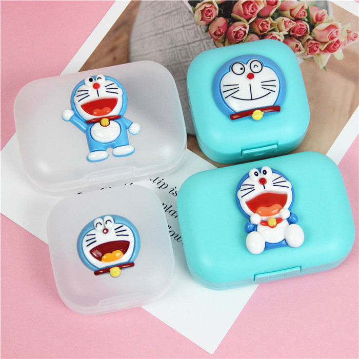 机器猫哆啦a梦正方形沥水皂盒