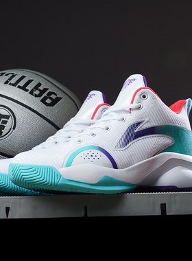 驭帅同款篮球运动鞋防滑青少年学生皮面男款网面大码透气专业球鞋