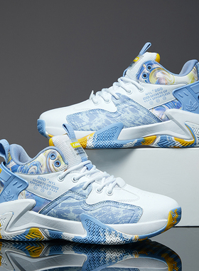 爆款库里科比篮球鞋青少年中大童球鞋防滑减震耐磨学生透气运动鞋