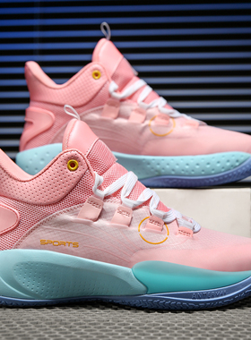 音速9LOW高帮篮球鞋男款库里女学生白色运动鞋闪击8防滑缓震球鞋6