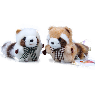 新年生日礼物毛绒情侣大娃娃可爱lesser panda小熊猫公仔钥匙扣