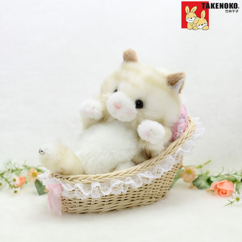 可爱仿真猫咪生日七夕情人节公仔