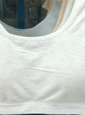 粉愿62867杯少女文胸内衣小背心初中生高中生青春期女孩胸罩纯棉
