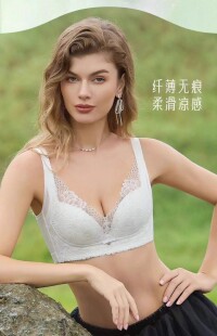 赏心无钢圈内衣专柜正品 9082春夏轻乳棉B杯聚拢收副乳防下垂胸罩