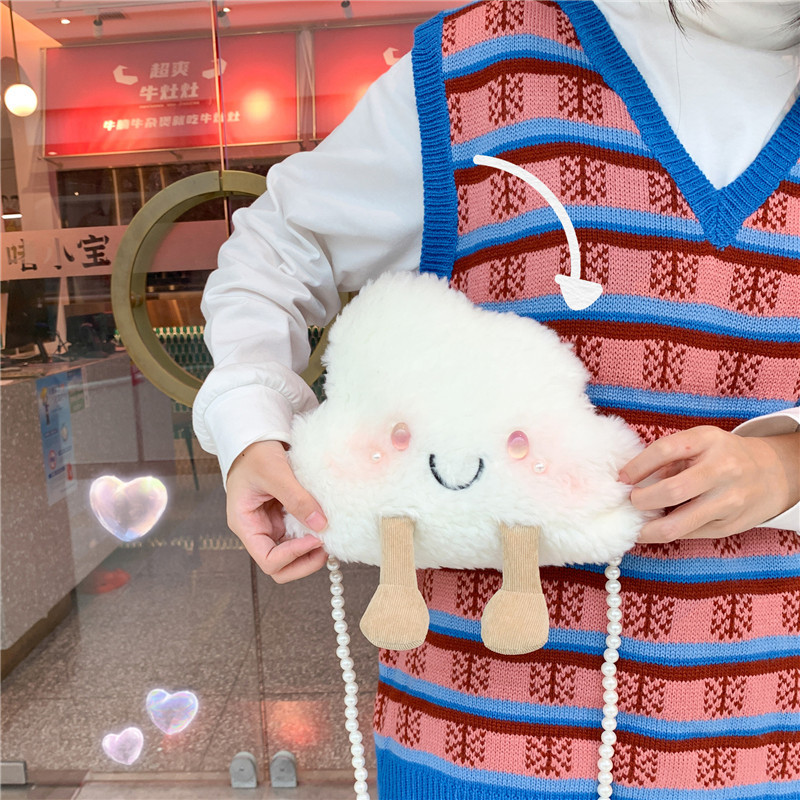 原创可爱软妹lolita云朵斜挎包