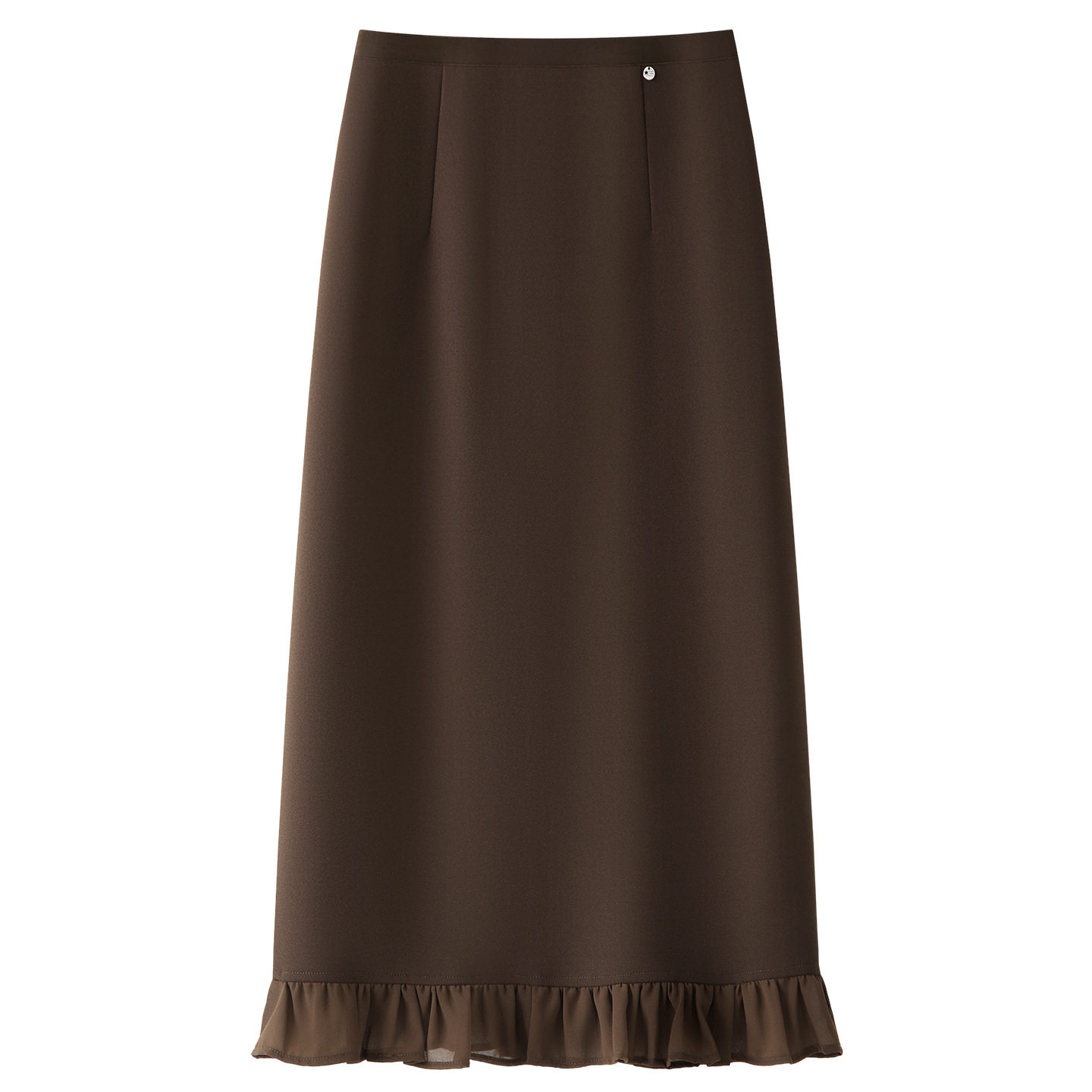 咖色气质半身裙女2026秋季新款高腰显瘦宽松小个子垂感百搭直筒裙