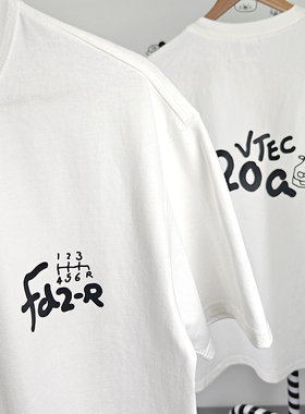 I AM MOMO原创设计街头JDM汽车文化短袖t恤本田TYPER主题插画FD2R